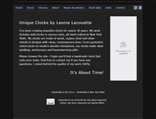 Tablet Screenshot of leonietime.com